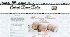 Desktop Screenshot of andreasdreambabies.com